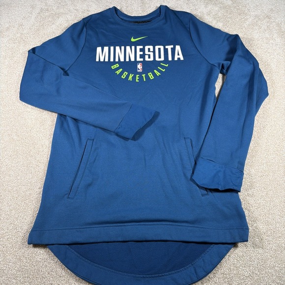 Nike Other - Nike NBA Minnesota‎ Timberwolves Mens Pullover Long Tail Sweatshirt Large Tall